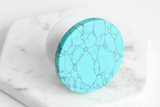 Accessory Collection - Aqua Marine Stone Phone Grip