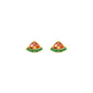 Lucia Collection - Melon Stud Earrings