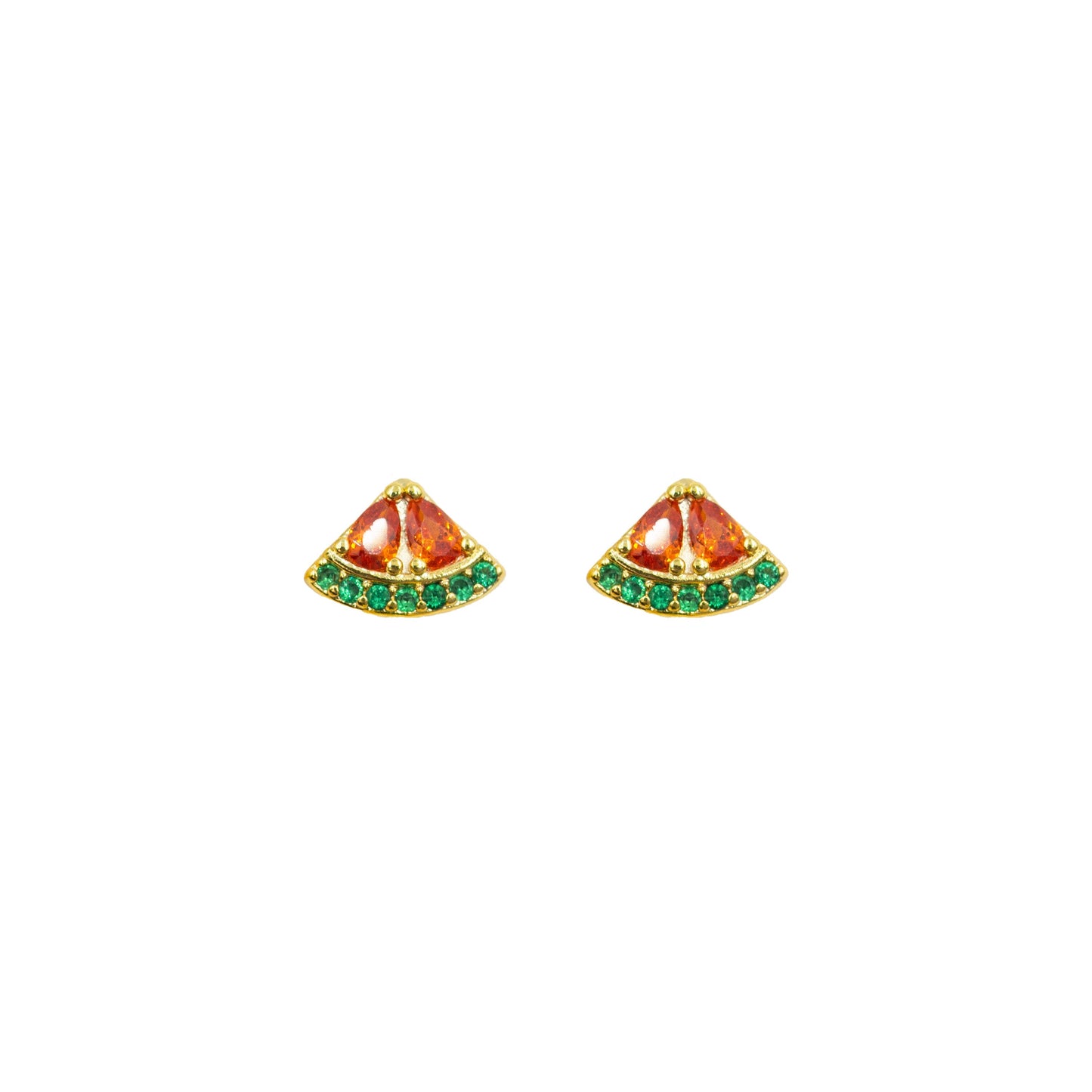 Lucia Collection - Melon Stud Earrings