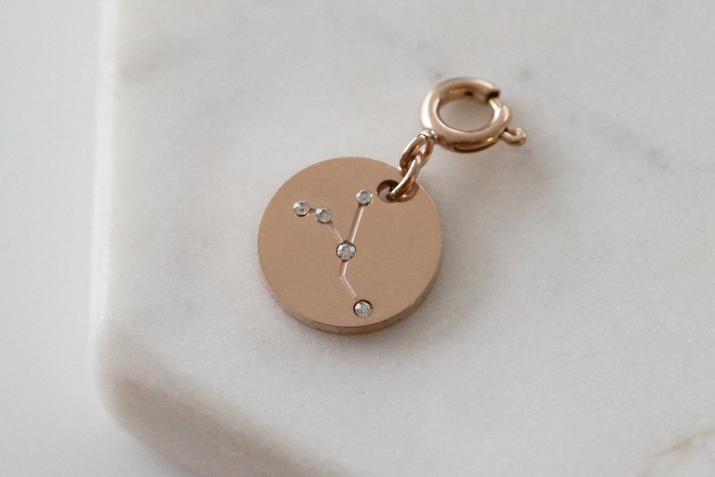 Maker Collection - Rose Gold Cancer Zodiac Charm (Jun 21 - July 22)