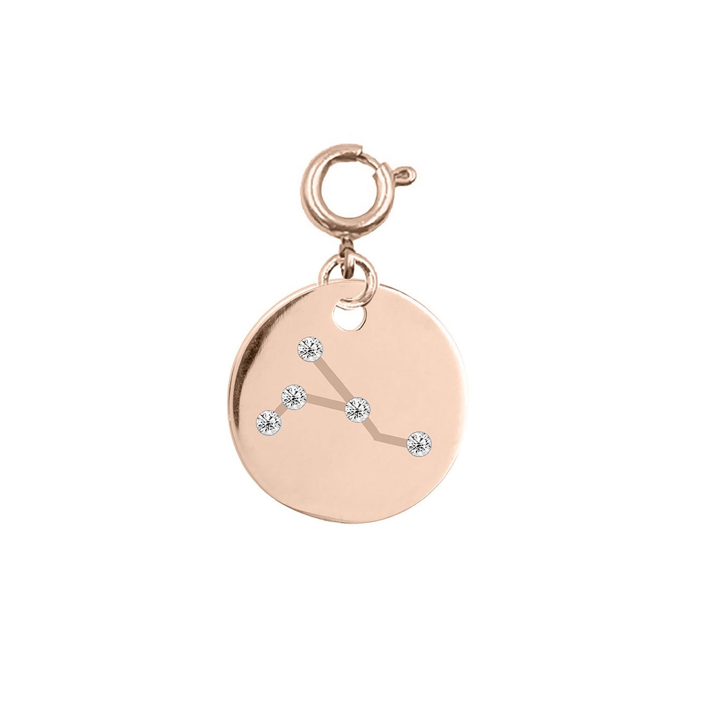 Maker Collection - Rose Gold Cancer Zodiac Charm (Jun 21 - July 22)