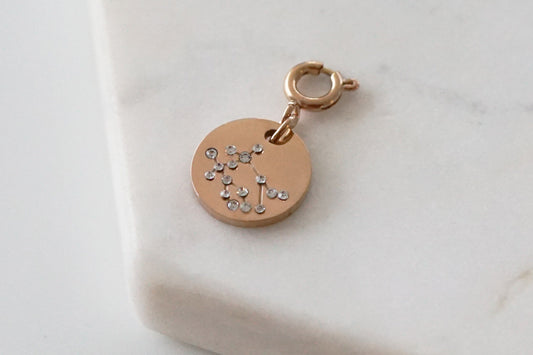 Maker Collection - Rose Gold Gemini Zodiac Charm (May 21 - June 20)