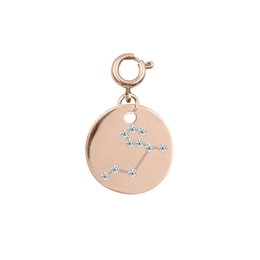 Maker Collection - Rose Gold Leo Zodiac Charm (July 23 - Aug 22)