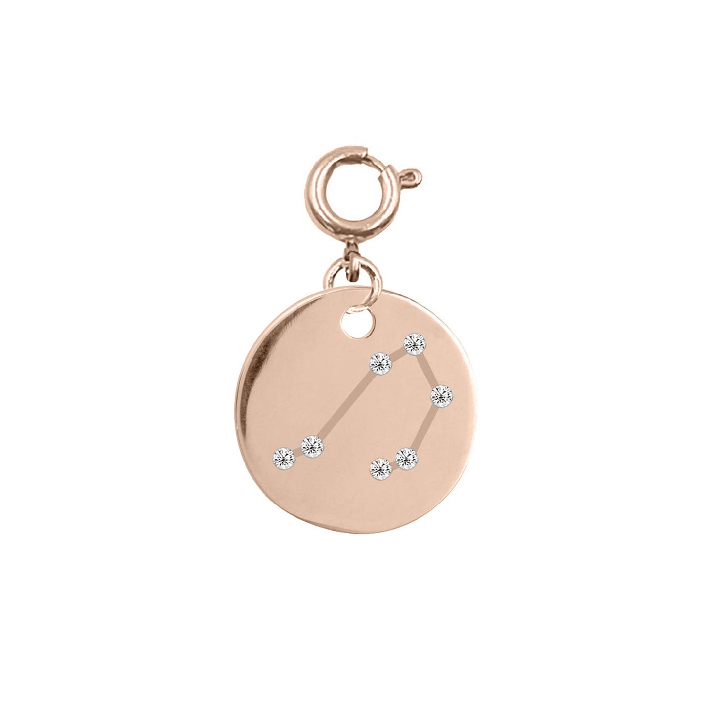 Maker Collection - Rose Gold Libra Zodiac Charm (Sep 23 - Oct 22)