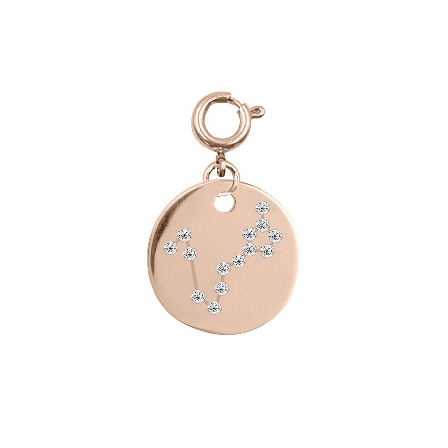 Maker Collection - Rose Gold Pisces Zodiac Charm (Feb 19 - Mar 20)