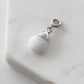 Maker Collection - Silver Perla Dipped Teardrop Charm