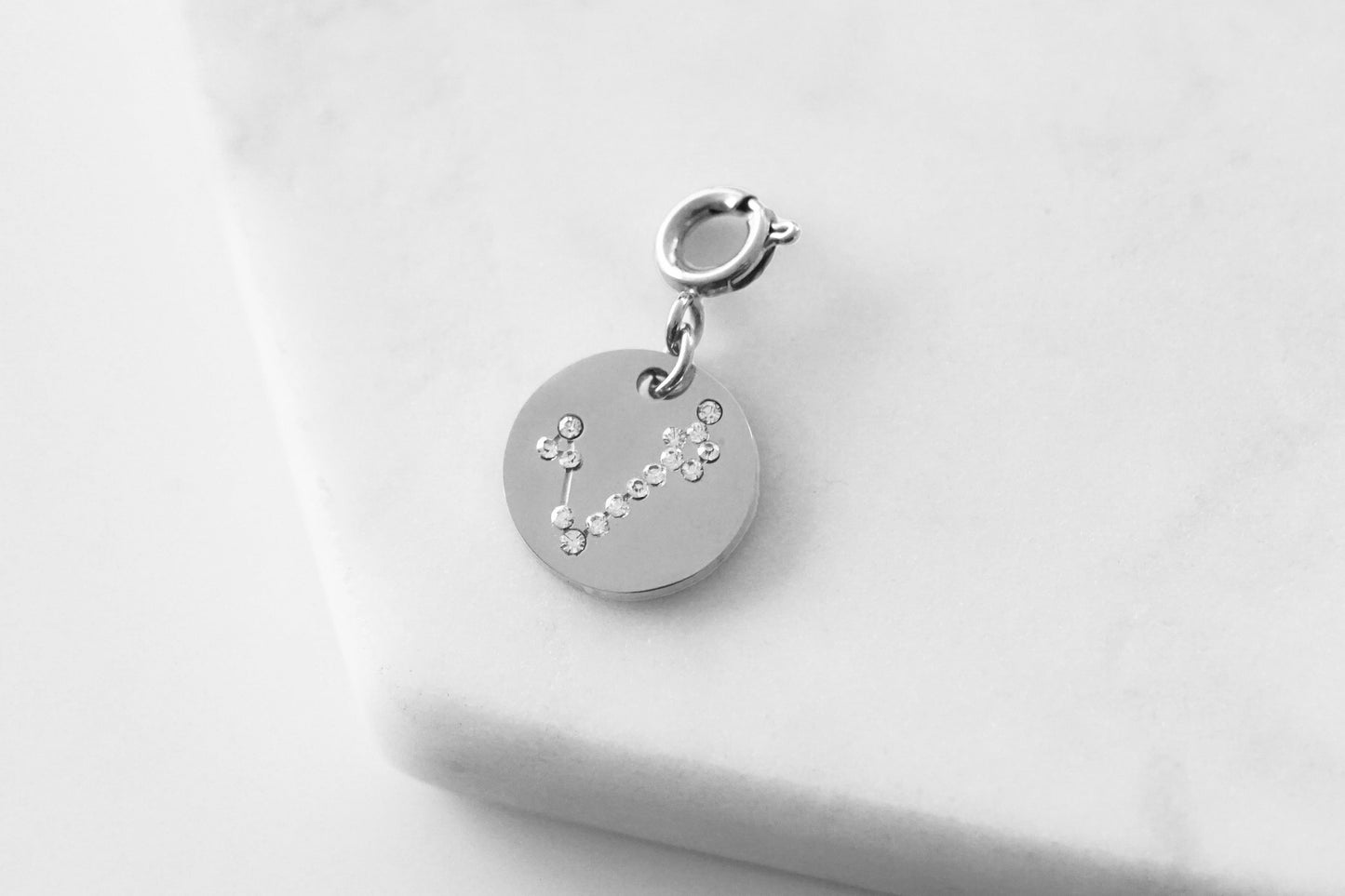 Maker Collection - Silver Pisces Zodiac Charm (Feb 19 - Mar 20)