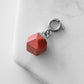 Maker Collection - Silver Rouge Icosahedron Charm