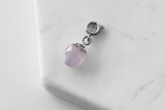 Maker Collection - Silver Royal Dipped Oval Charm