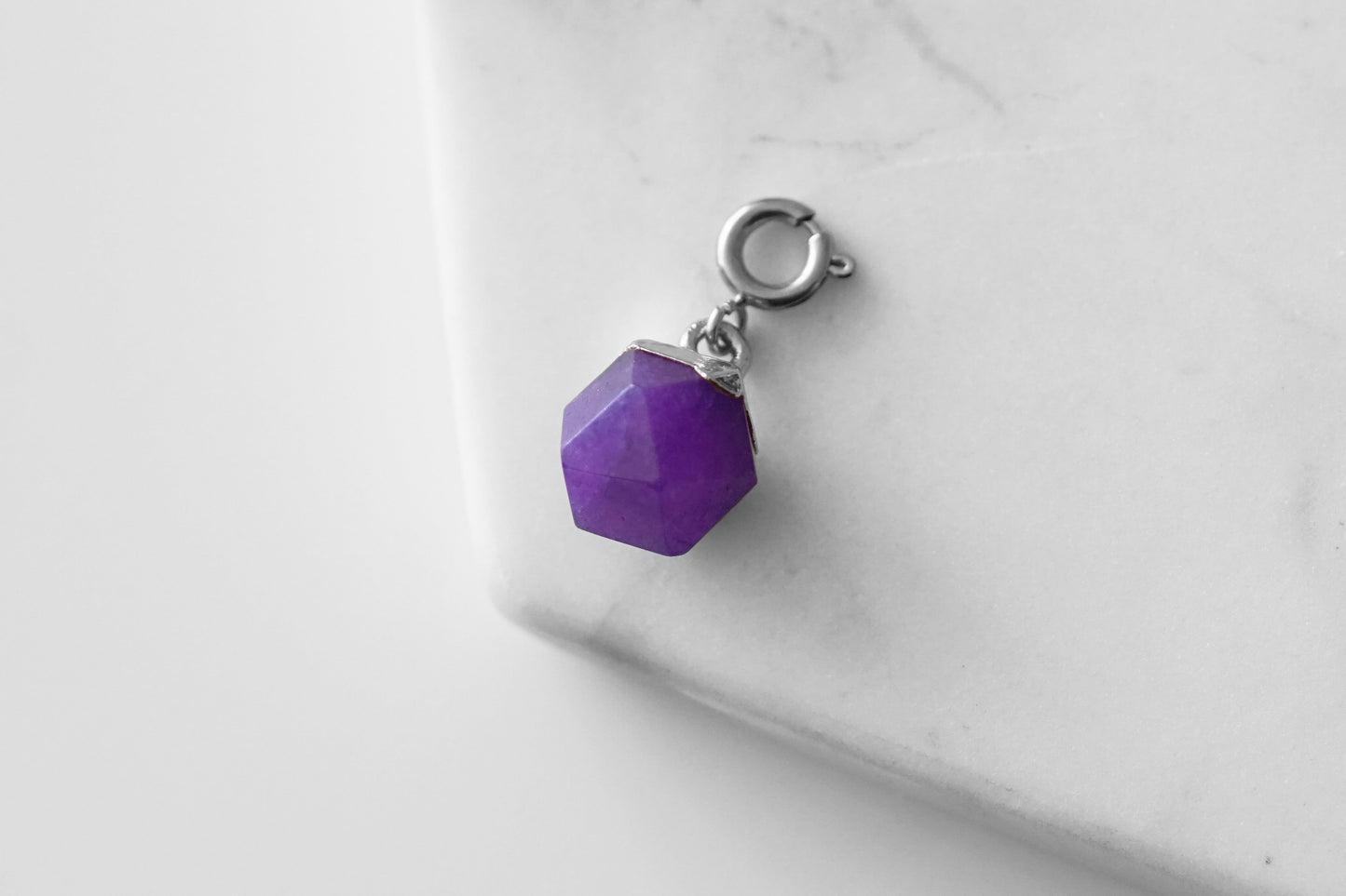 Maker Collection - Silver Royal Icosahedron Charm