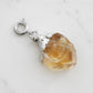 Maker Collection - Silver Sandy Nugget Quartz Charm