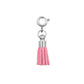 Maker Collection - Silver Scarlet Suede Tassel Charm