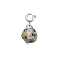 Maker Collection - Silver Speckle Icosahedron Charm