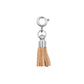 Maker Collection - Silver Tawny Suede Tassel Charm