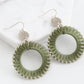 Pinnie Collection - Silver Moss Earrings