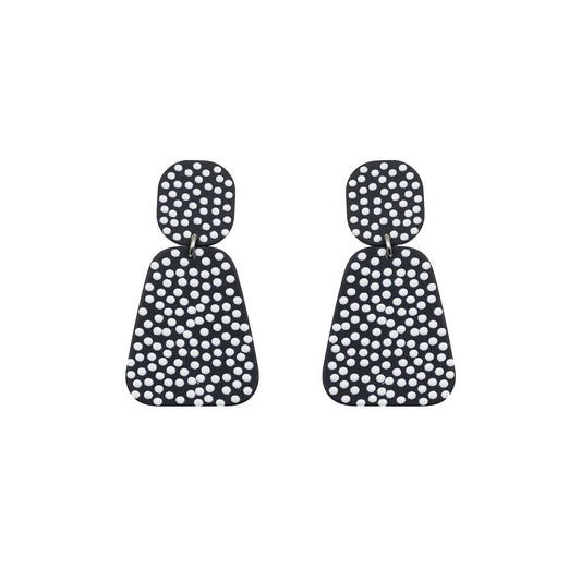 Rave Collection - Silver Dottie Earrings