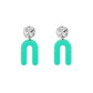 Rayne Collection - Silver Mint Earrings