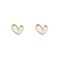 Rosalie Collection - Ashen Heart Earrings