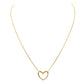 Rosalie Collection - Open Heart Necklace