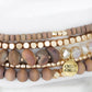 Stacked Collection - Rosewood Bracelet Set