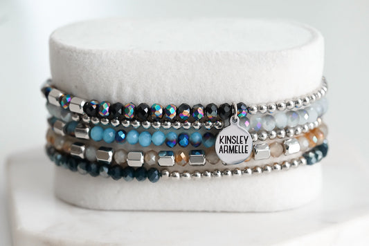 Stacked Collection - Silver Liberty Bracelet Set