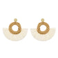 Tide Collection - Circle Rattan Earrings